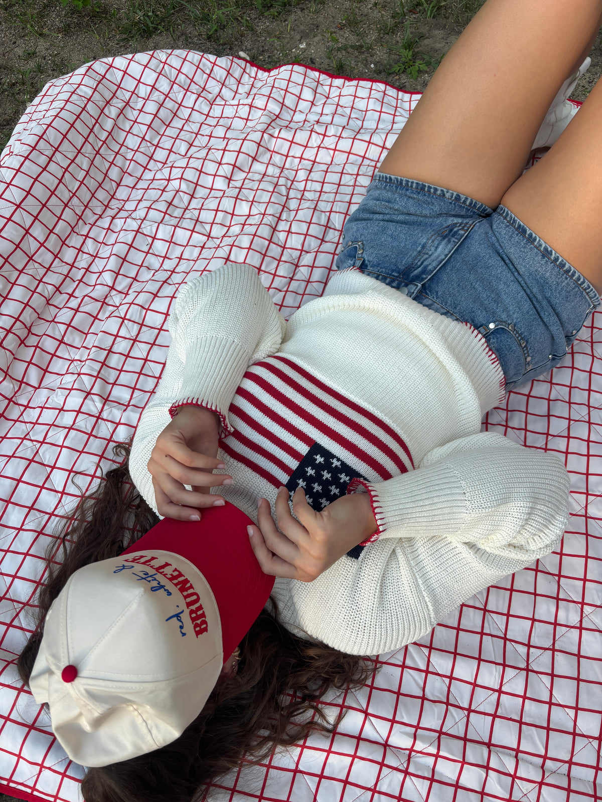American Honey Flag Sweater