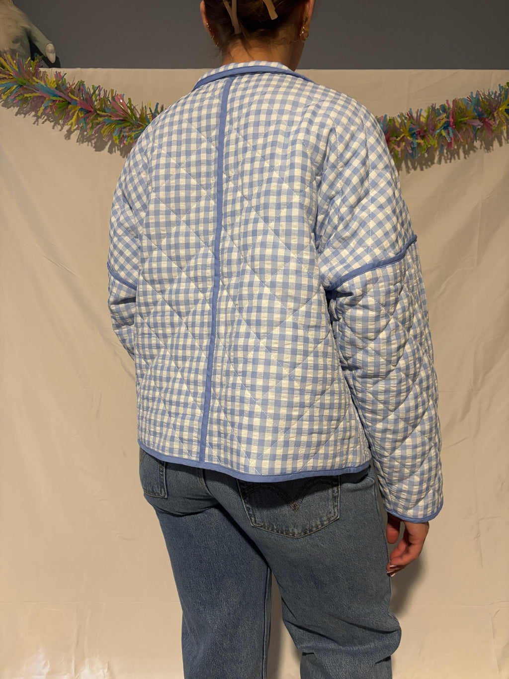 Spring Meadow Gingham  Coat
