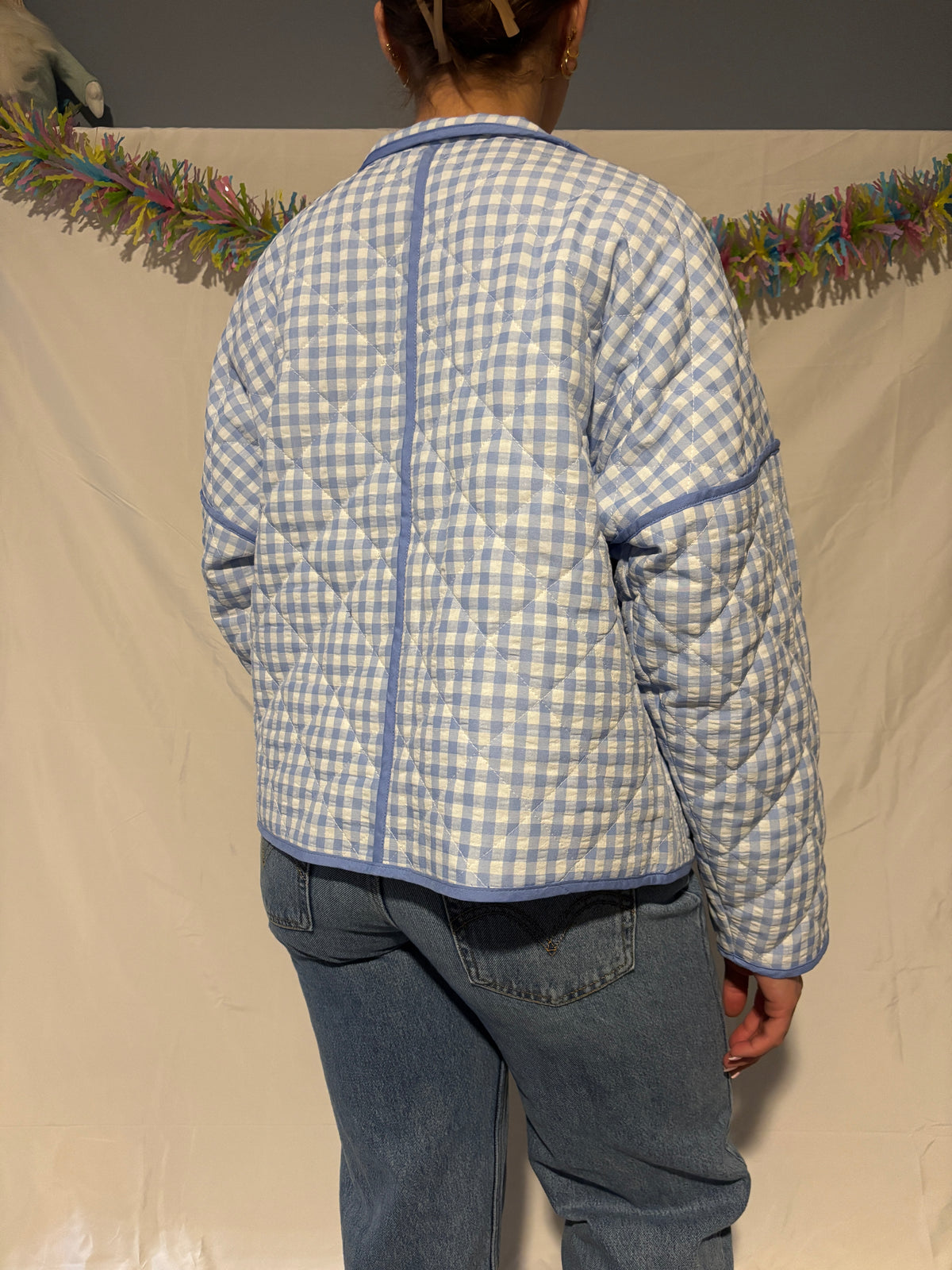 Spring Meadow Gingham  Coat