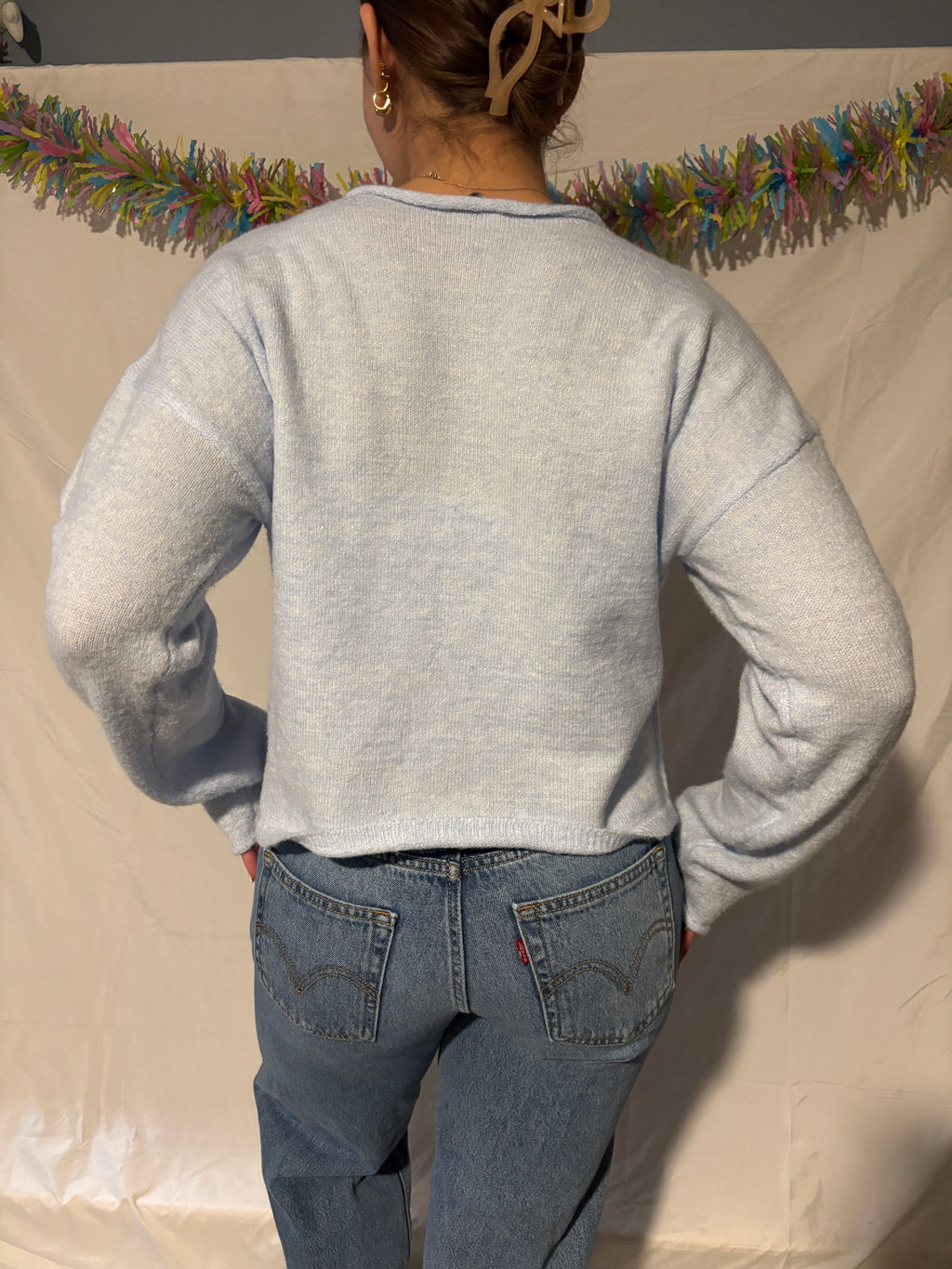 Sky Mist Button Cardigan